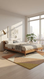 Merril Modern Abstract Shag Area Rug
