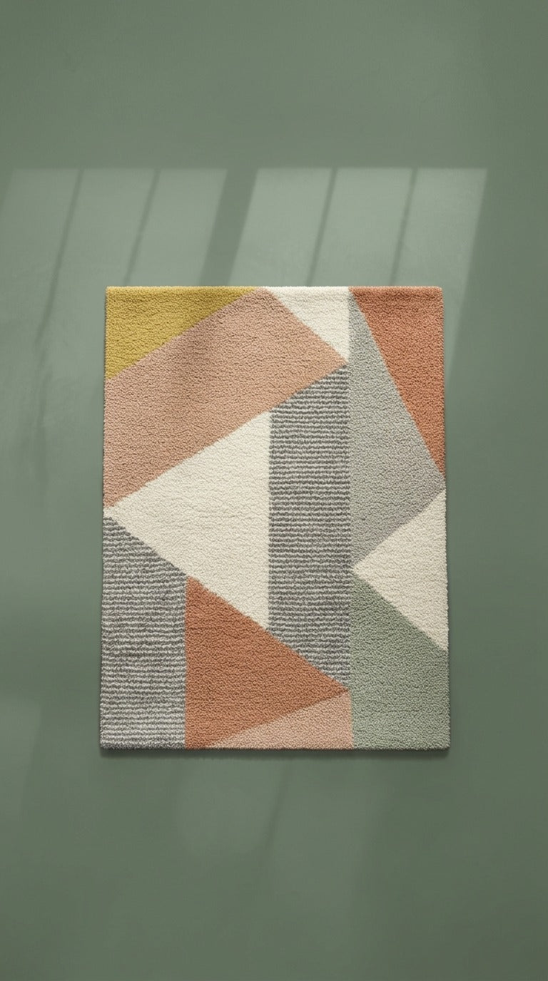 Merril Modern Abstract Shag Area Rug