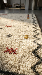 Eila Tribal Shag Area Rug