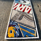 Sneaker Collage Runner Rug – Streetwear Panel Design Tufted Rug