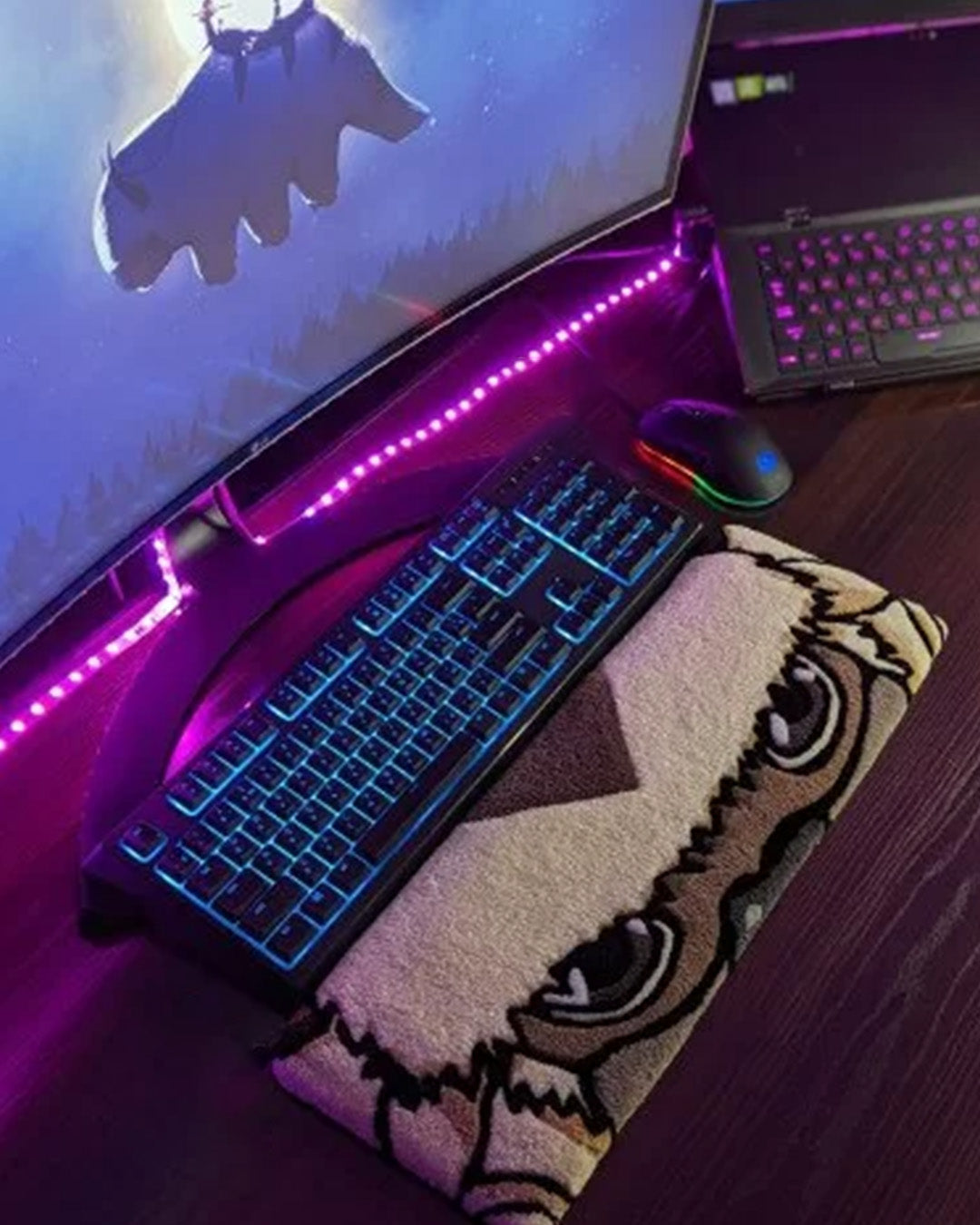 Appa Anime Keyboard Rug