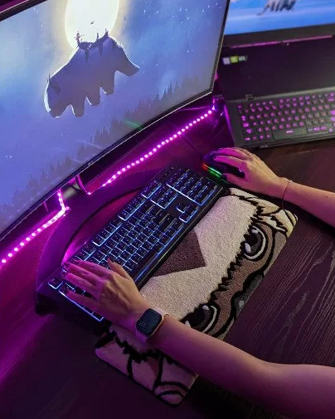 Appa Anime Keyboard Rug