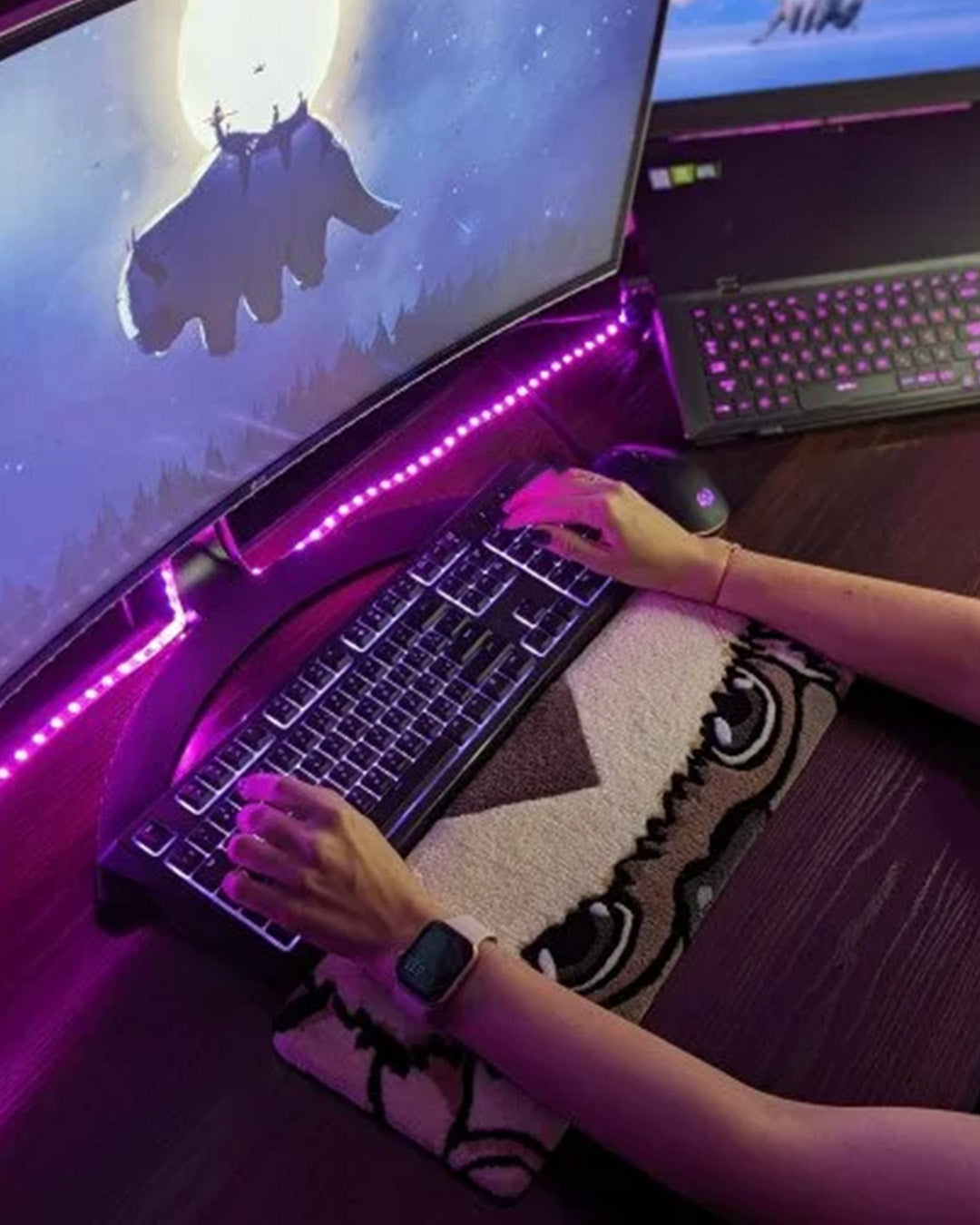 Appa Anime Keyboard Rug