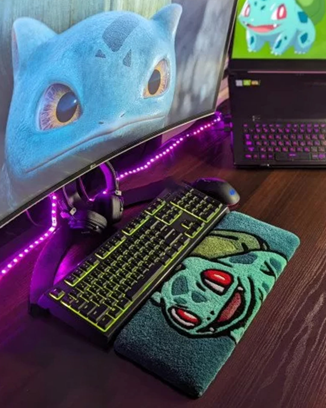 Bulbasaur Pokemon Keyboard Rug