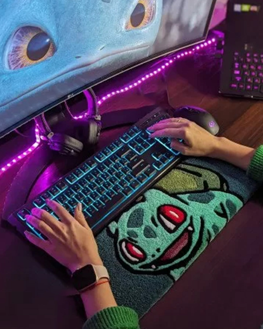 Bulbasaur Pokemon Keyboard Rug