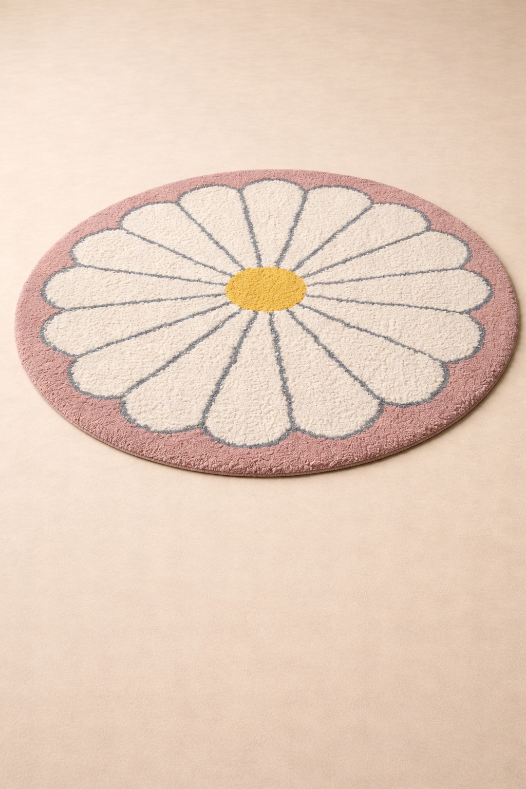 Lily Kids Flower Shag Area Rug
