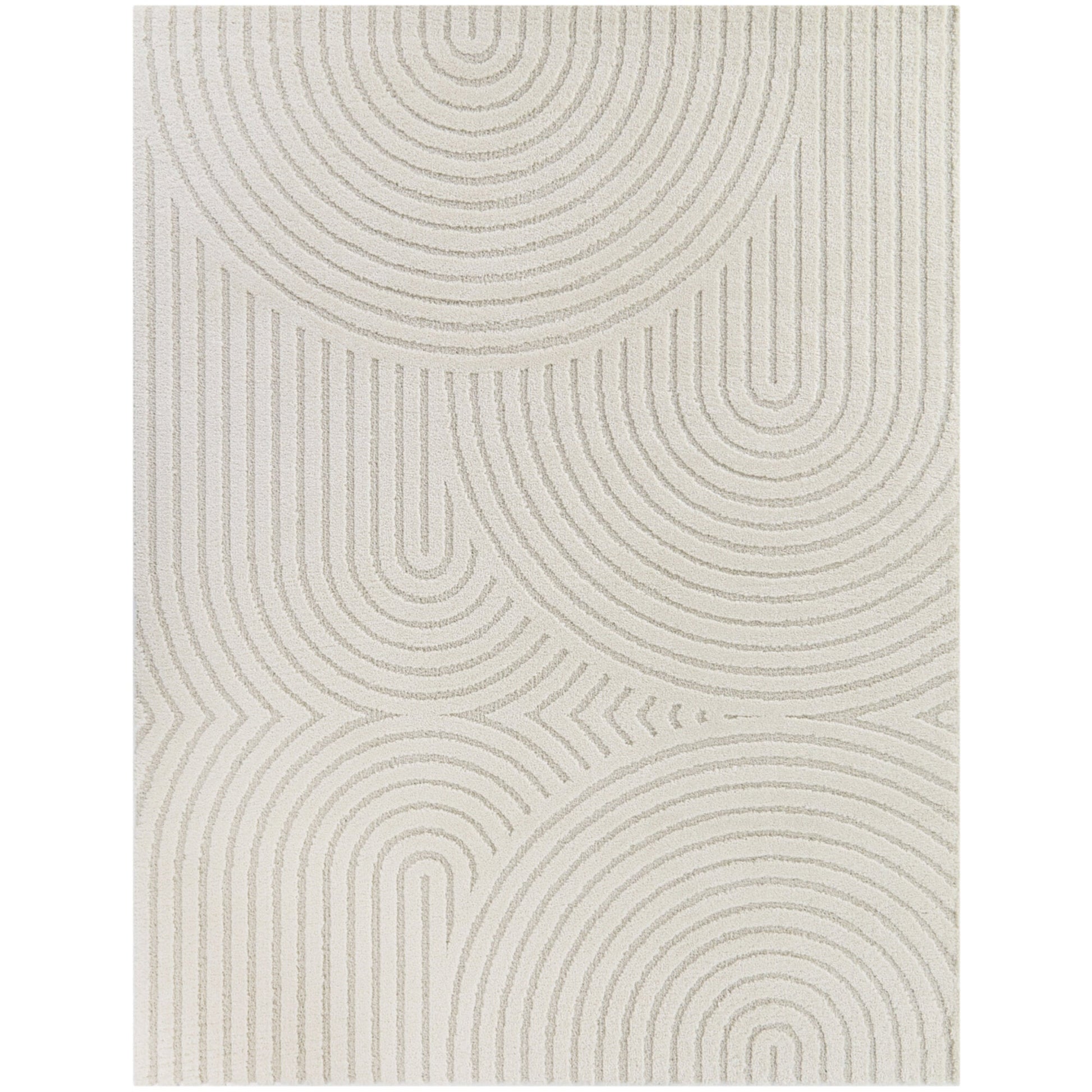 Caserio Contemporary Striped Area Rug