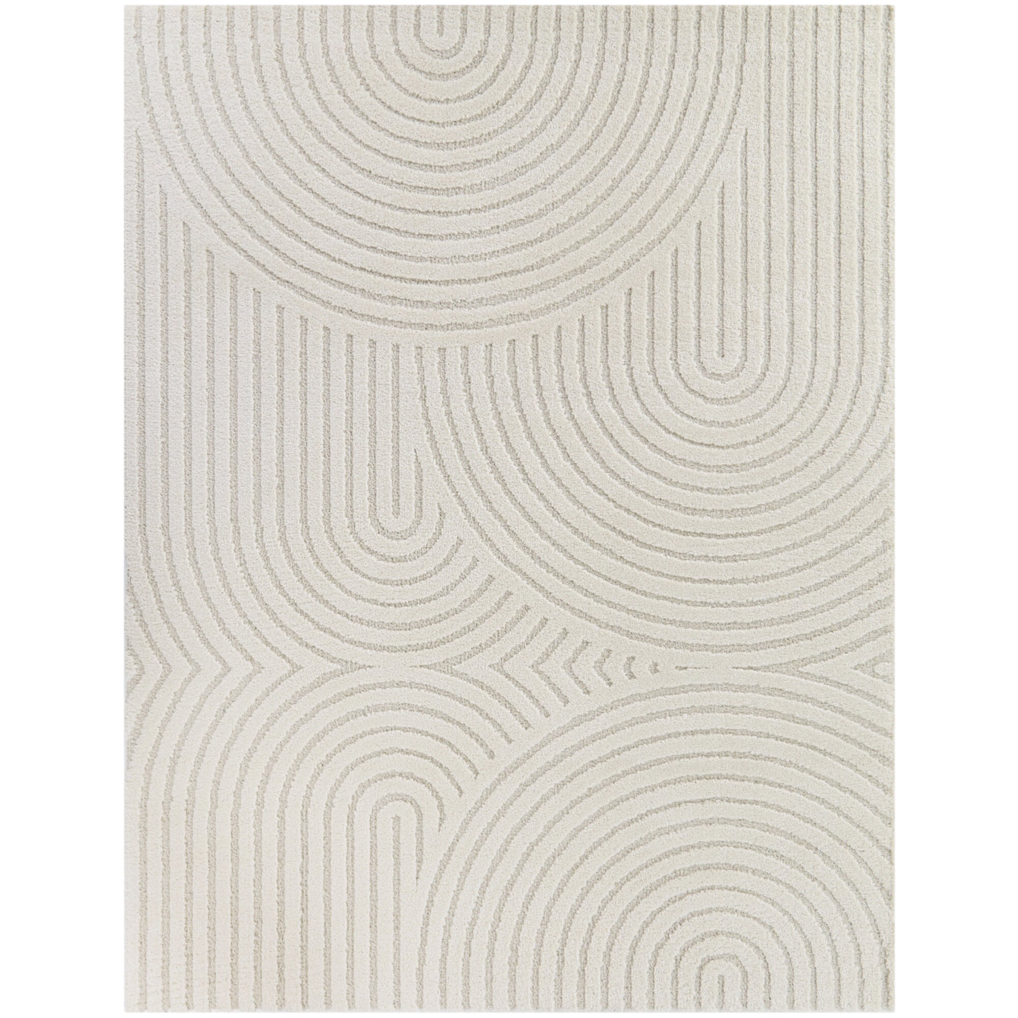 Caserio Contemporary Striped Area Rug