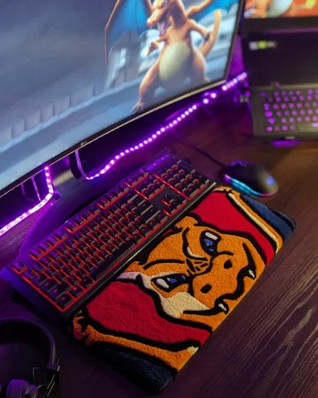 Charizard Pokemon Keyboard Rug