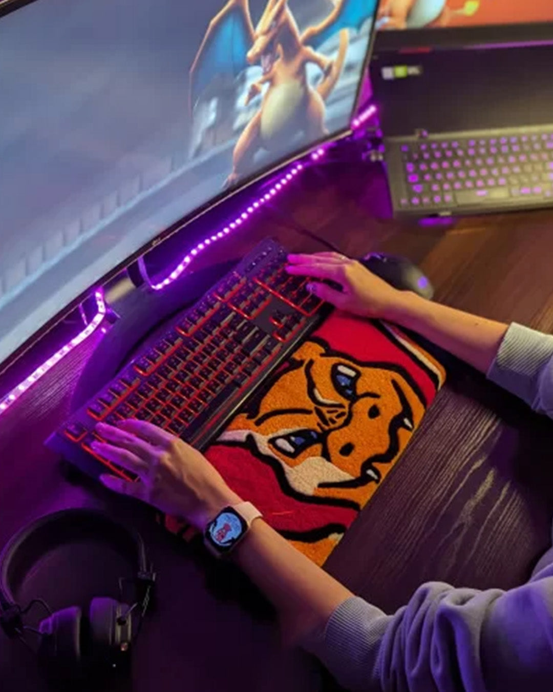 Charizard Pokemon Keyboard Rug