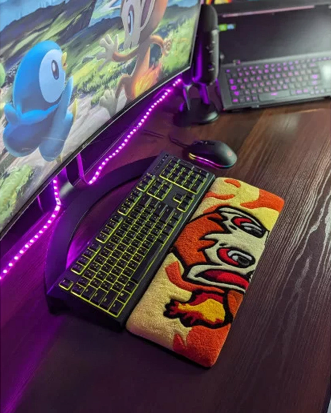 Chimchar Pokemon Keyboard Rug