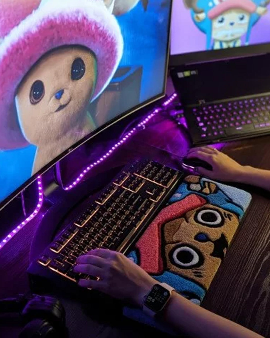 Chopper Anime Keyboard Rug