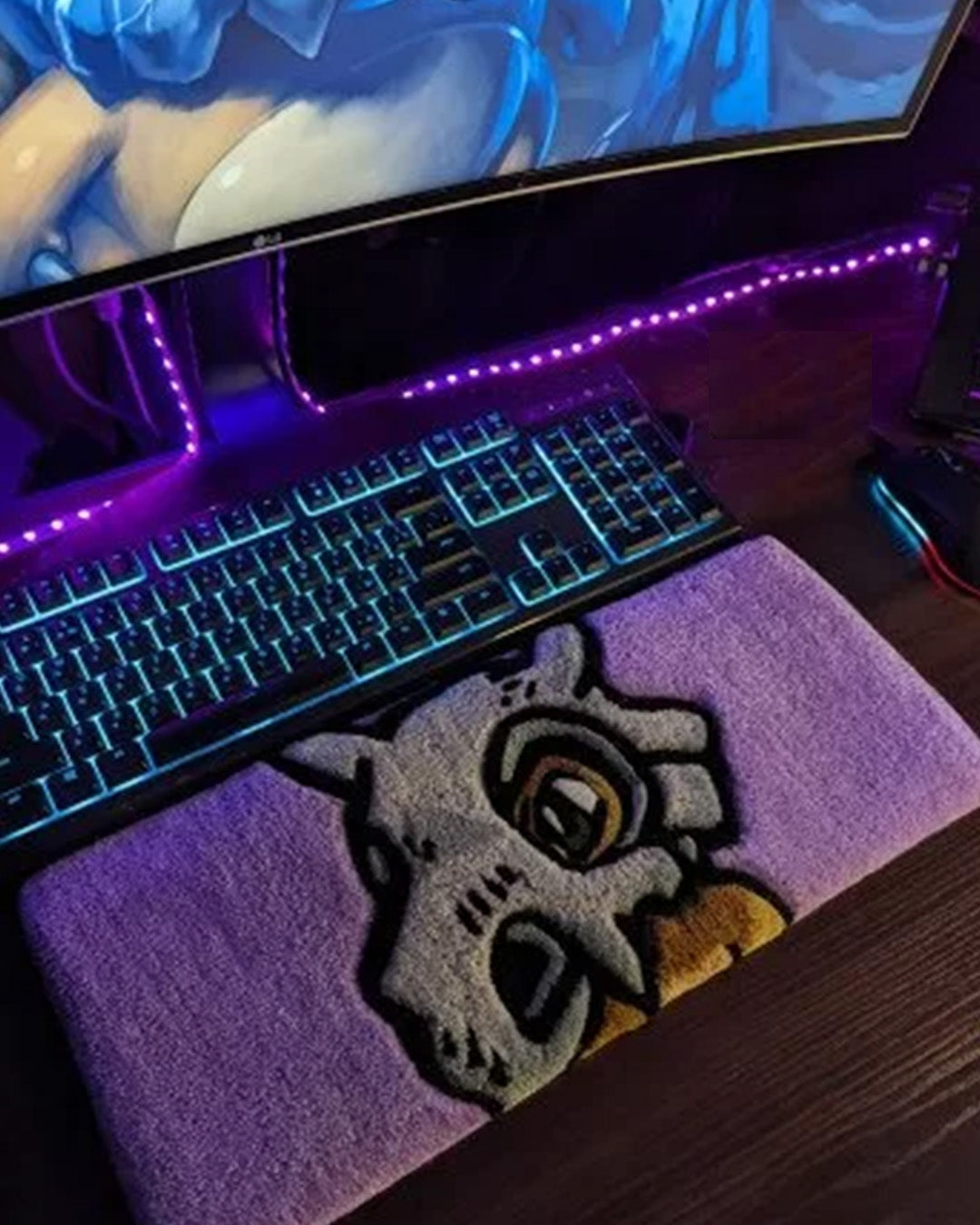 Cubone Pokemon Keyboard Rug