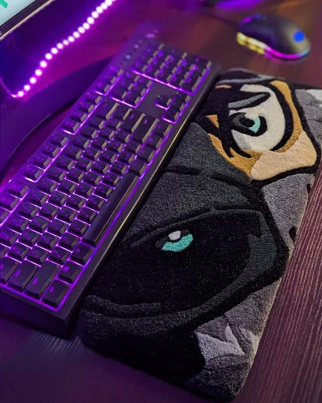 Deku My Hero Anime Keyboard Rug