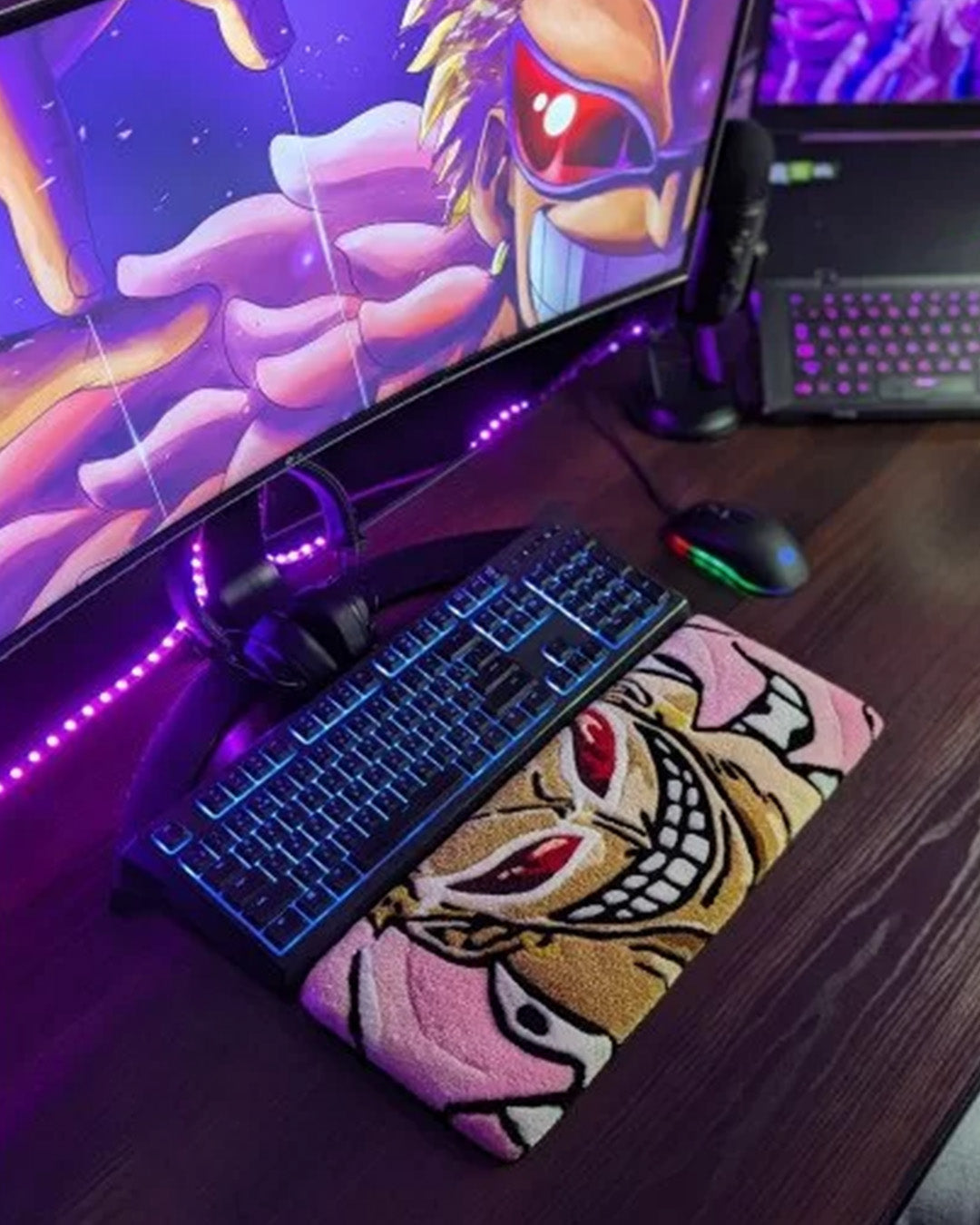 DoFlamingo Anime Keyboard Rug