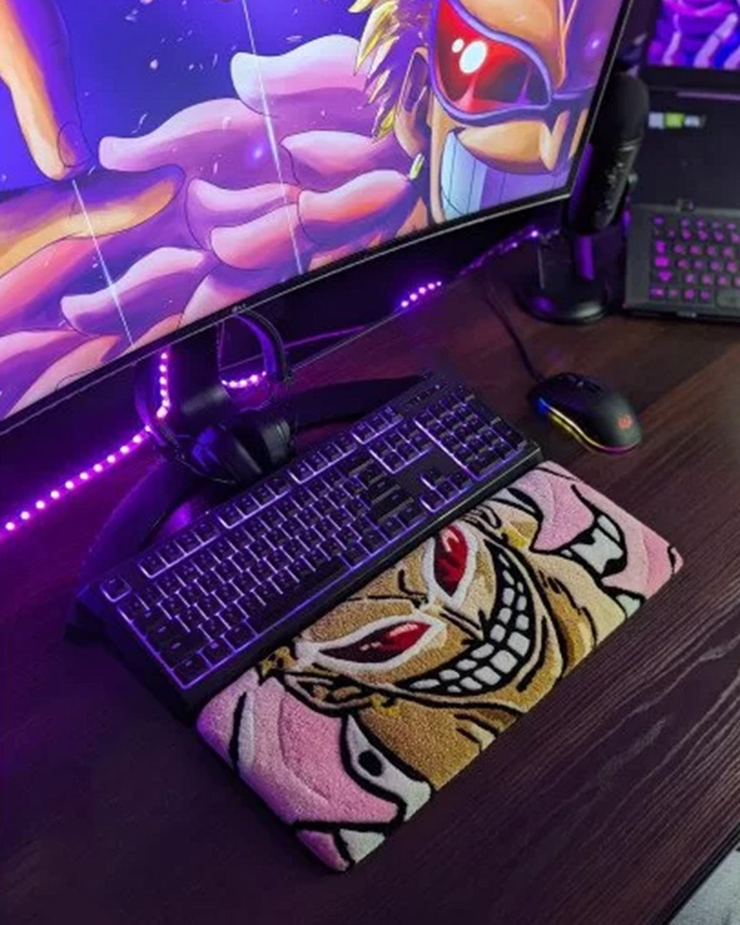 DoFlamingo Anime Keyboard Rug