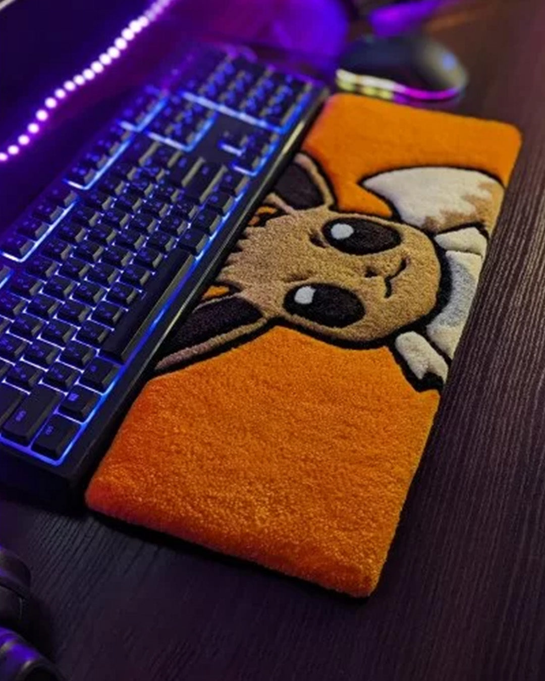 Eevee Pokemon Keyboard Rug