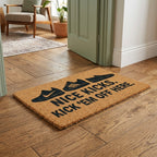 Nice Kicks Doormat – Sneakerhead Entry Rug “Kick ‘Em Off Here”