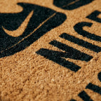 Nice Kicks Doormat – Sneakerhead Entry Rug “Kick ‘Em Off Here”