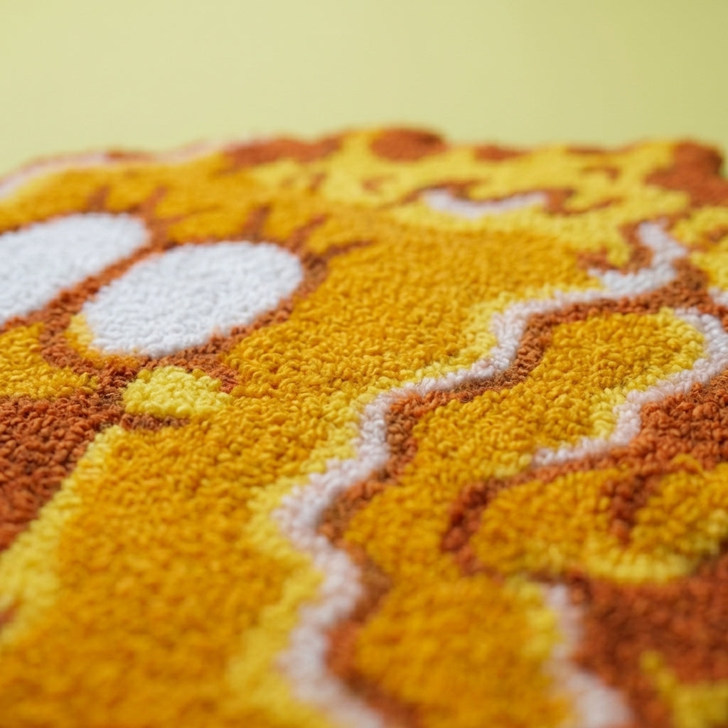 Spongebob Fire rug