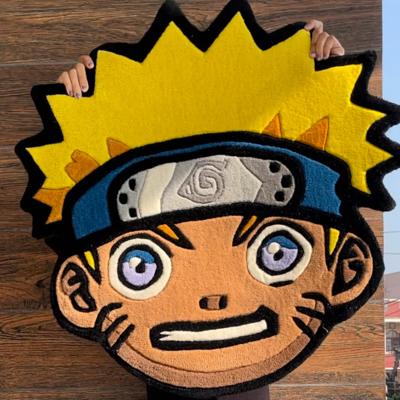 Naruto Uzumaki Hand-Tufted Rug