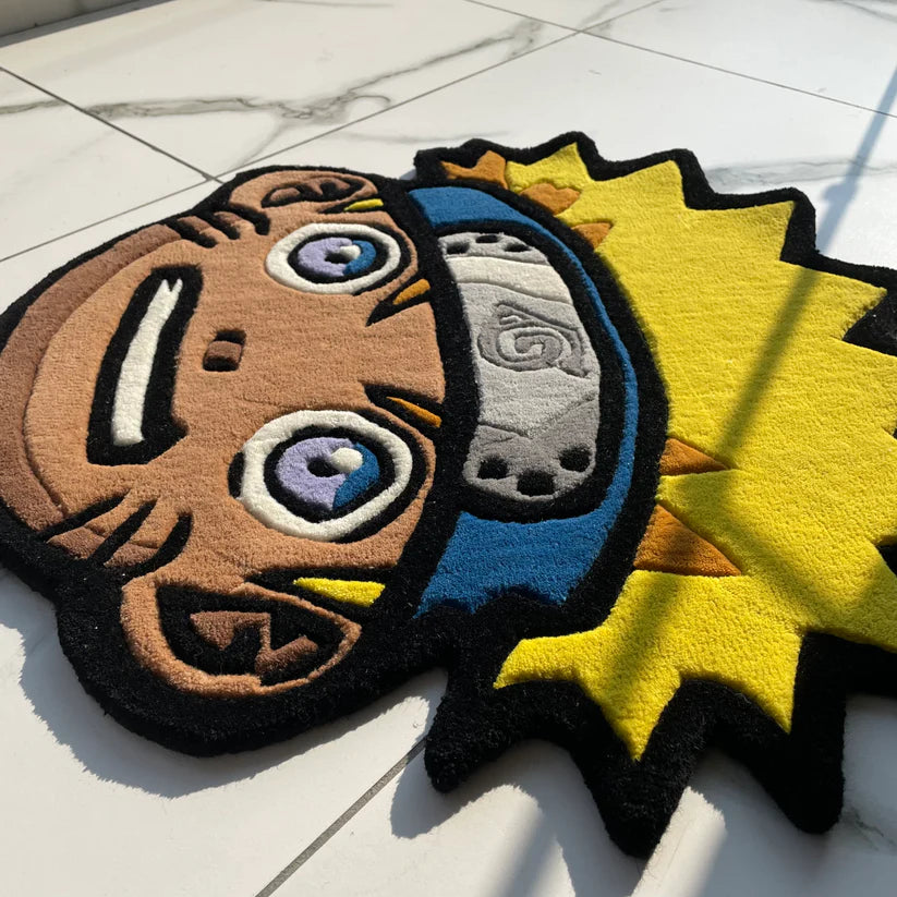 Naruto Uzumaki Hand-Tufted Rug