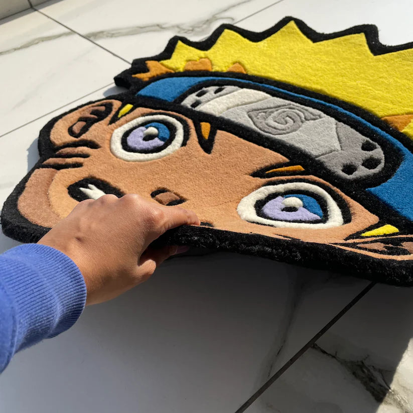 Naruto Uzumaki Hand-Tufted Rug