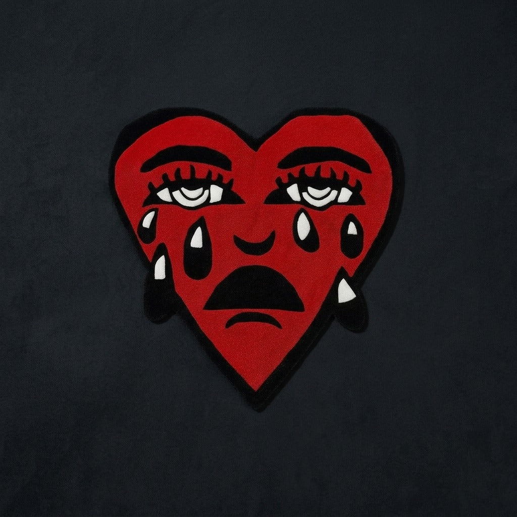 Crying Heart Rug by Just Rugs