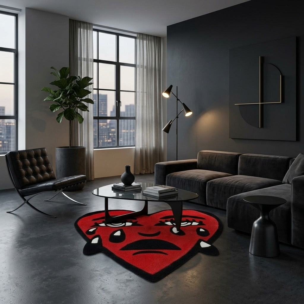 Crying Heart Rug by Just Rugs