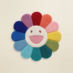 Fluffy Tufted Flower Rug