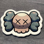 Kaws Face Custom Hand-Tufted Rug
