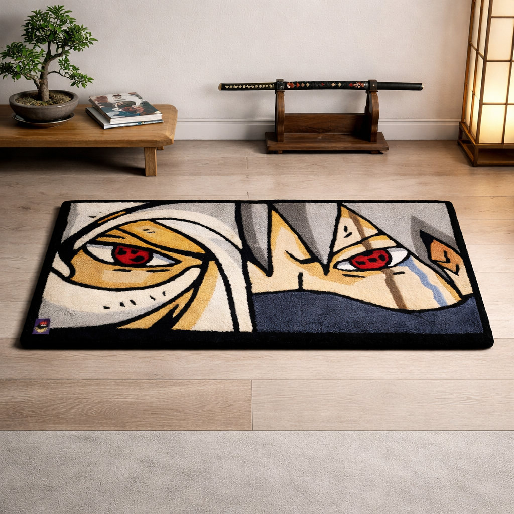 Obito and kakashi rug