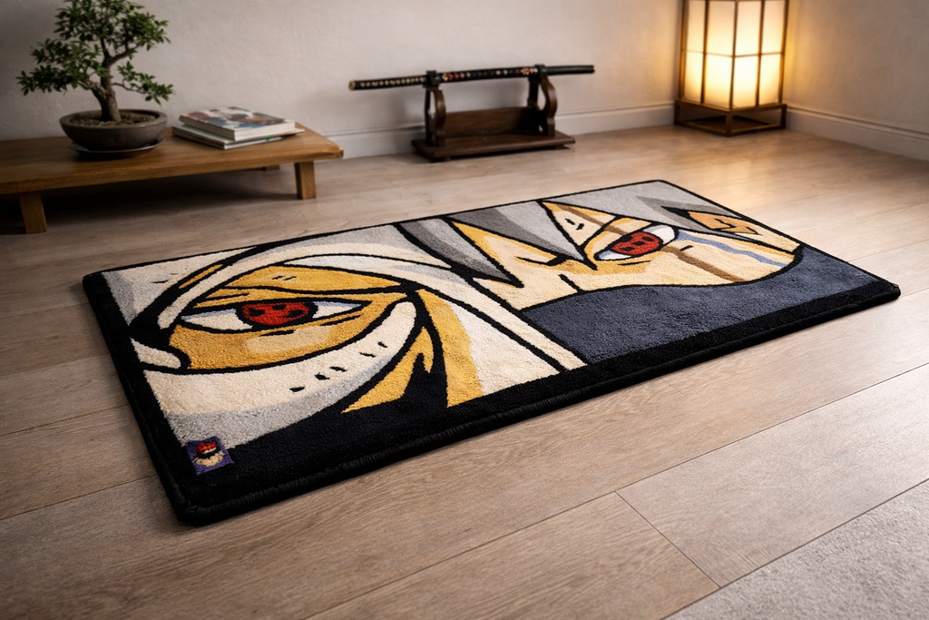 Obito and kakashi rug