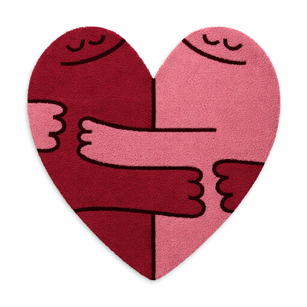 Stay close Hug hand tufted rug