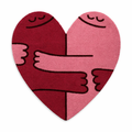 Stay close Hug hand tufted rug