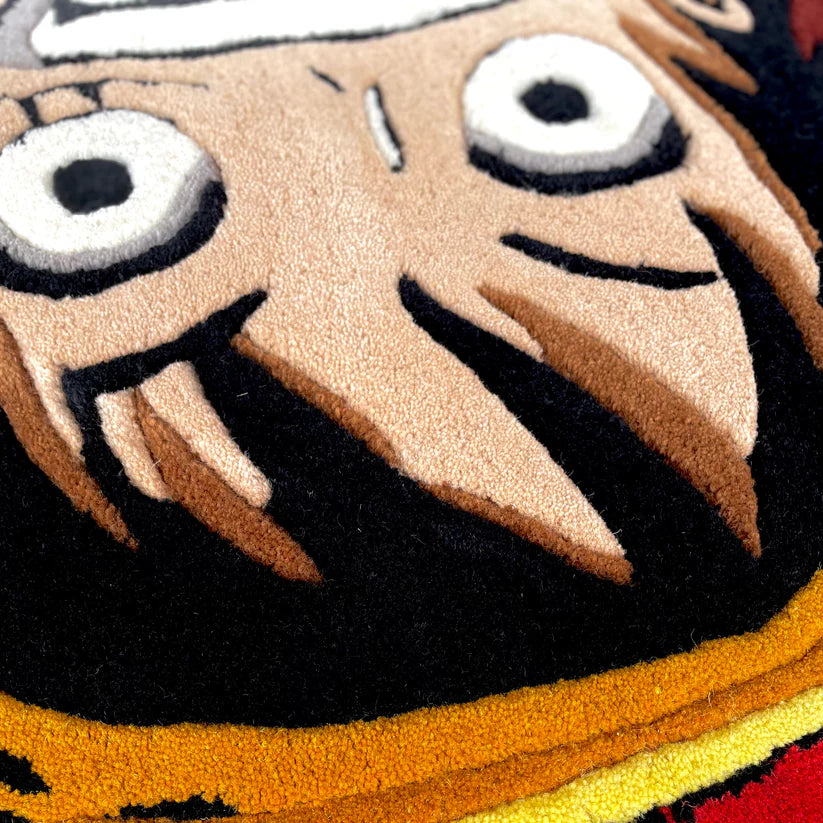 Luffy Peeking Hand-Tufted Rug