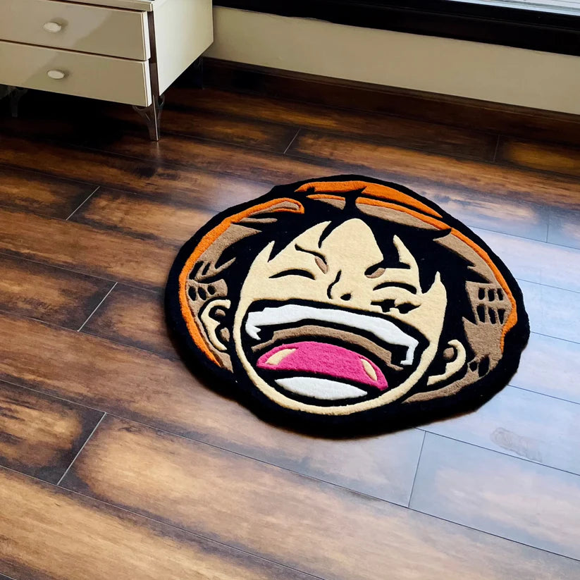 Luffy Laughing Hand-Tufted Rug