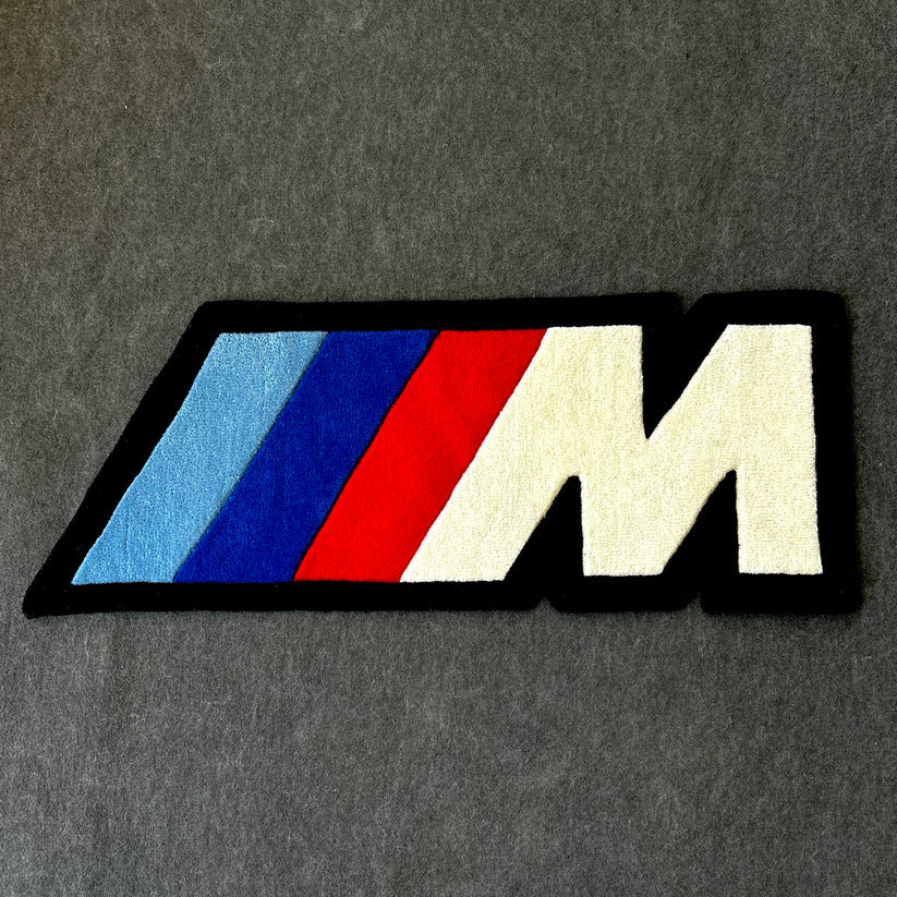 BMW M Logo Hand-Tufted Rug