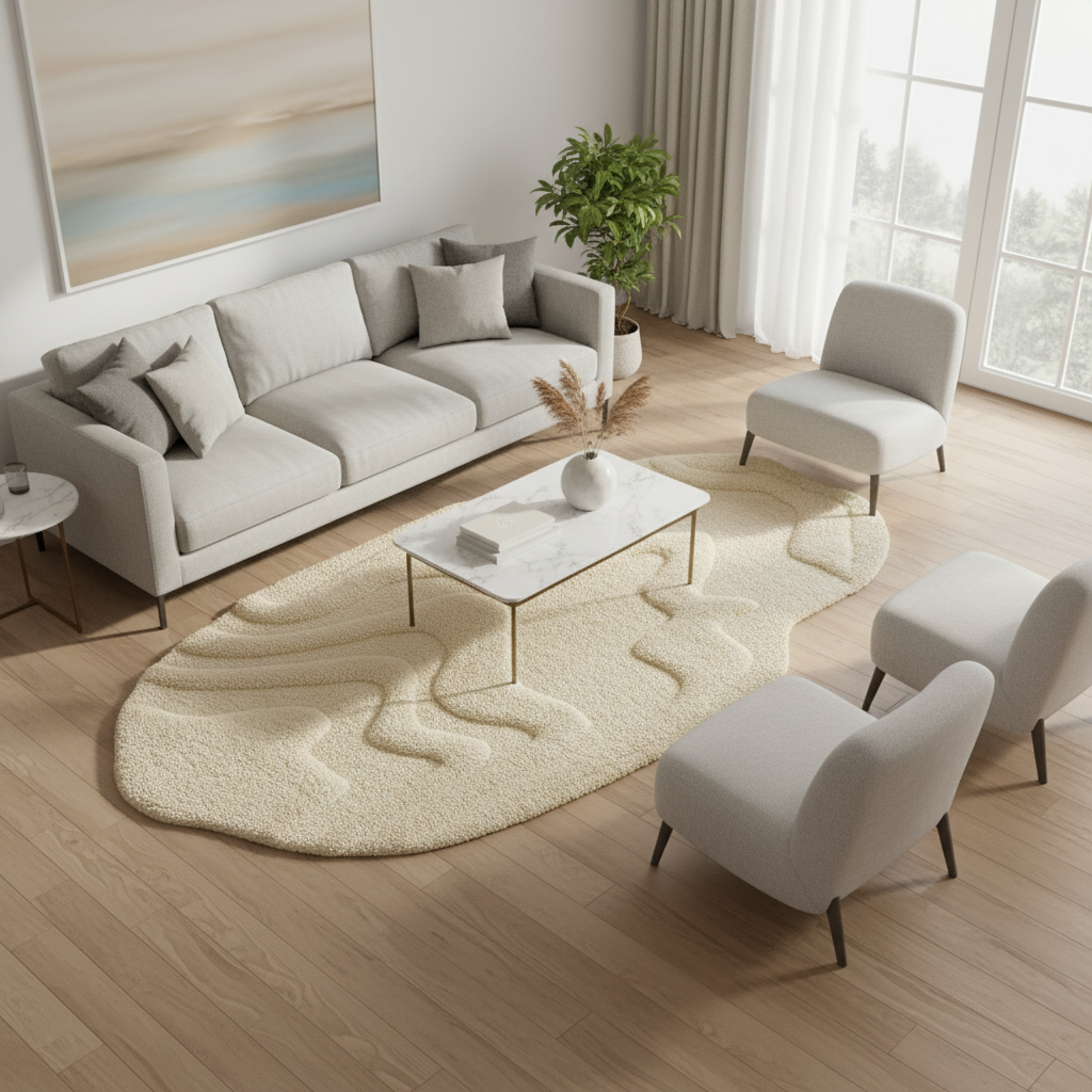 Monochrome Bliss Hand-Tufted Rug