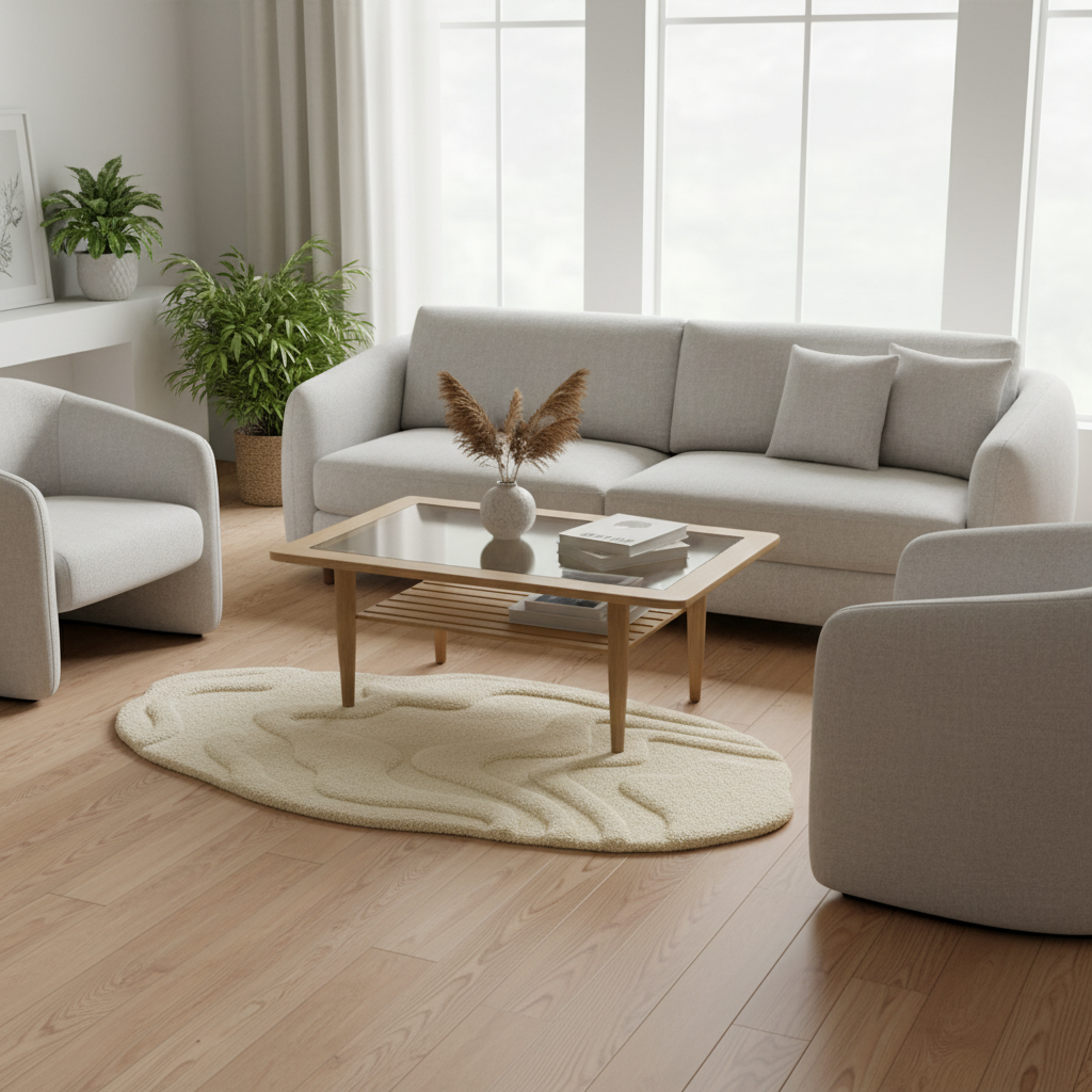 Monochrome Bliss Hand-Tufted Rug