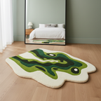 Green Moss Tufted Rug
