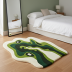 Green Moss Tufted Rug
