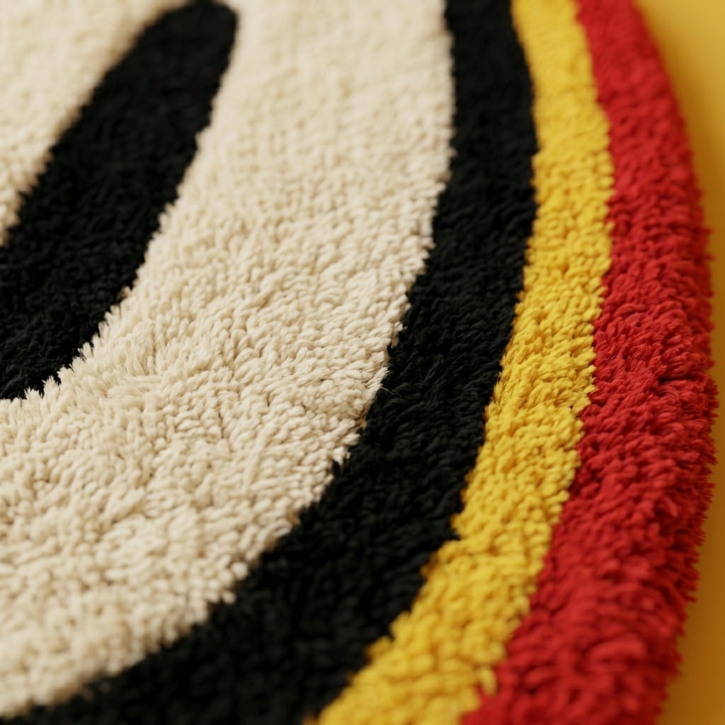 LEGO Logo Tufted Rug – Handcrafted Shaped Carpet for Kids Room, Playroom & Gaming Room Décor