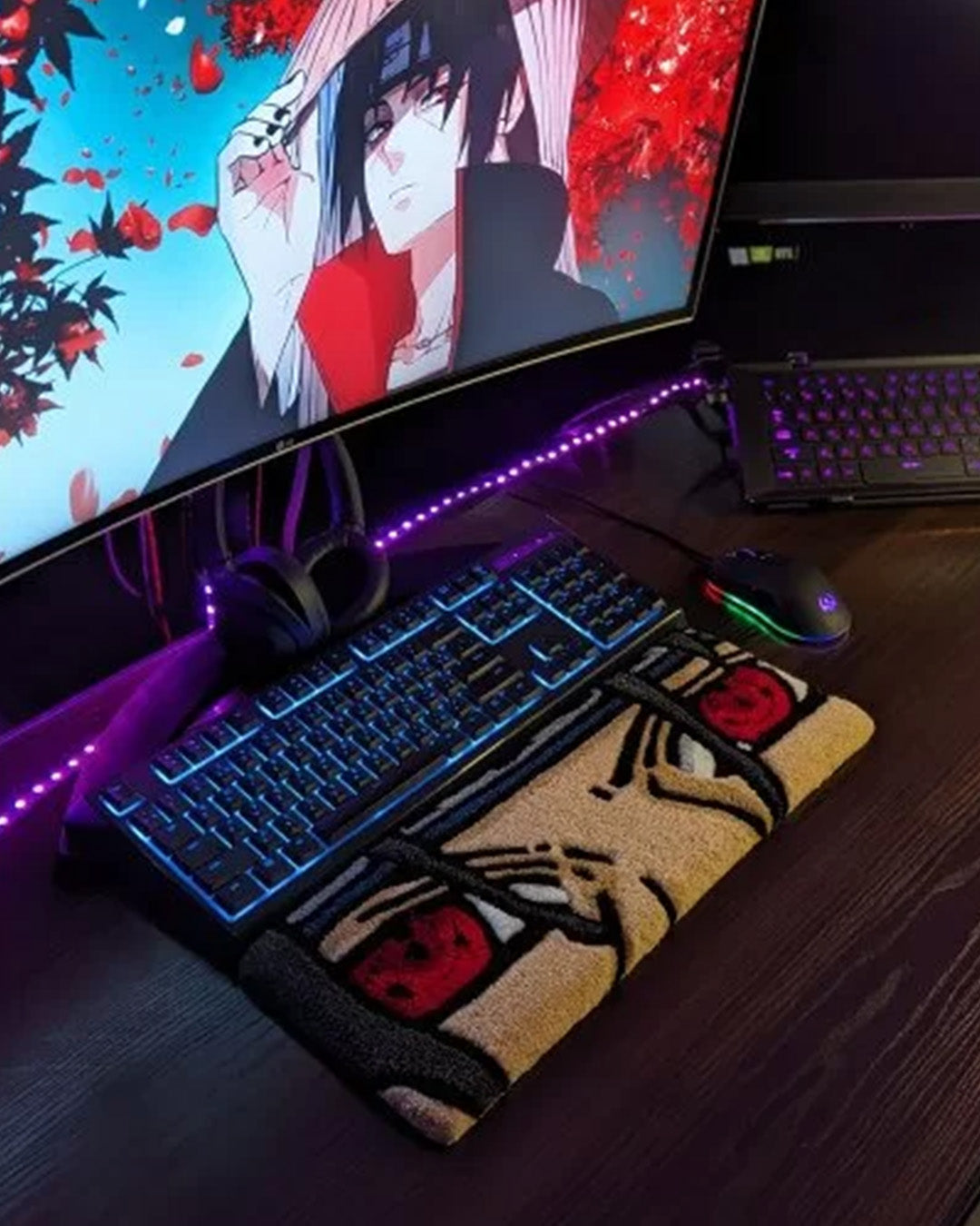 Itachi Uchiha Anime Keyboard Rug