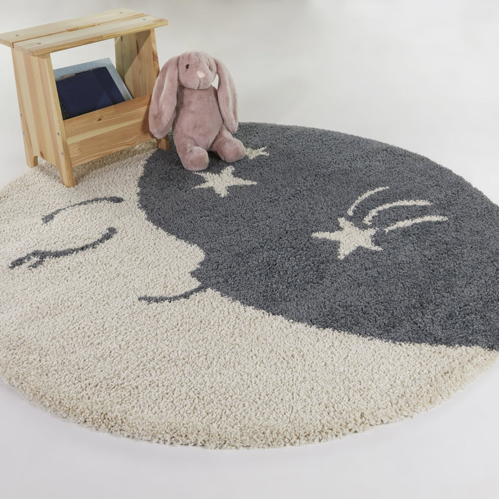Moonlight Kids Moon Shag Area Rug