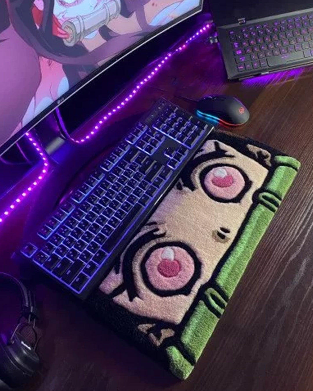 Nezuko Kamado Keyboard Rug