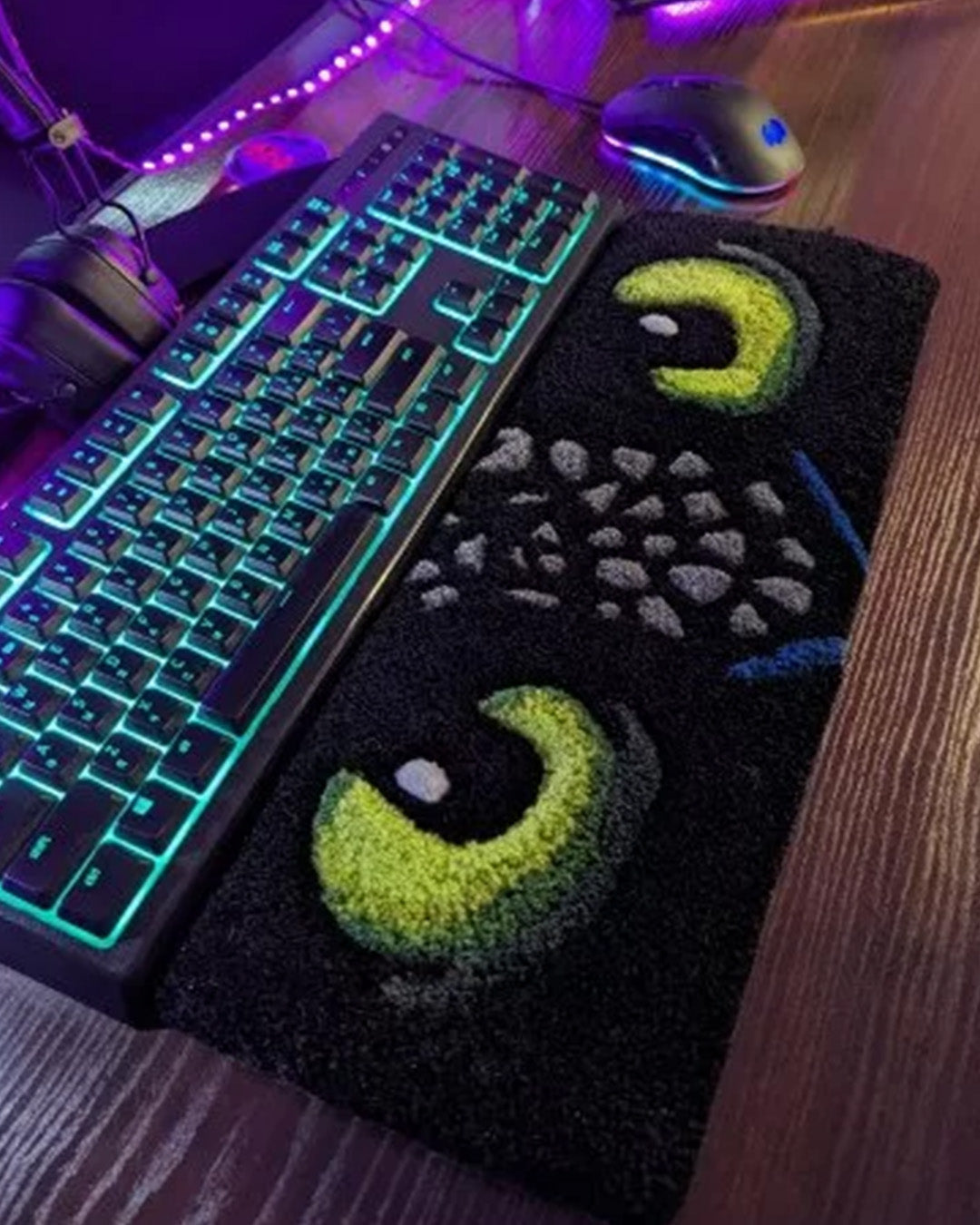 Night Furry Special Keyboard Rug