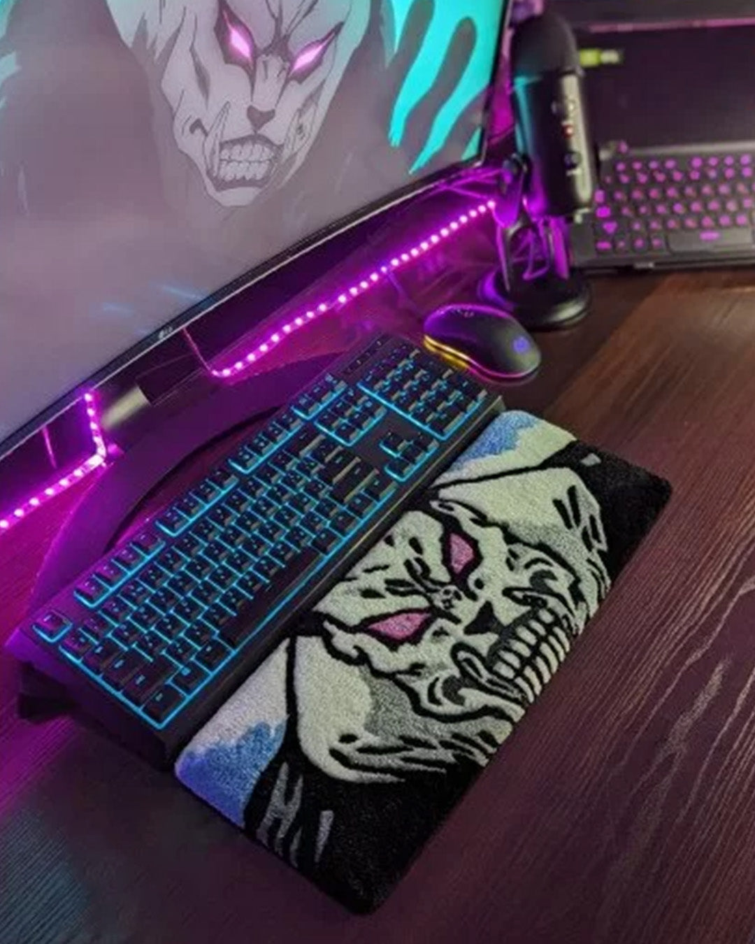 Panda Jujutsu Kaisen Keyboard Rug