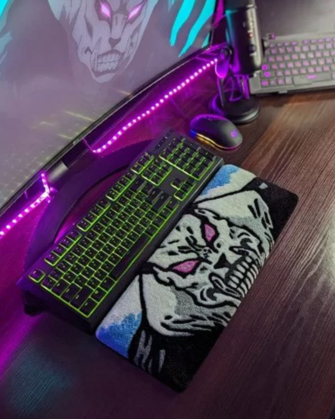 Panda Jujutsu Kaisen Keyboard Rug