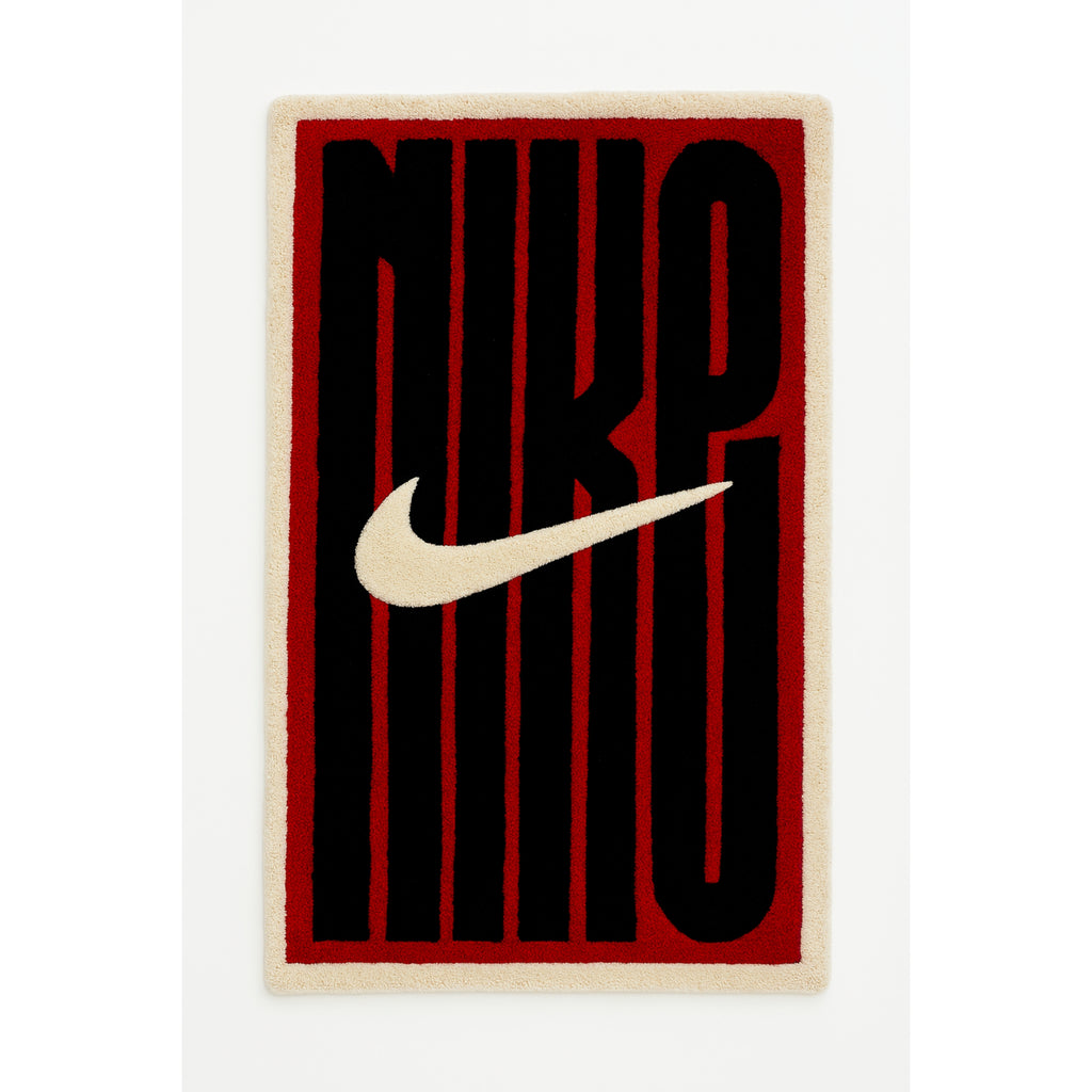 Nike Linear Typography Hand-Tufted Rug
